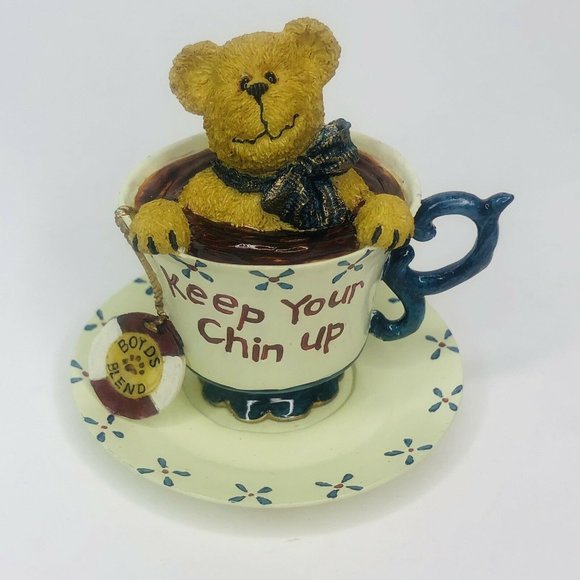 Boyds Bear Cheery Teabearie Keep Your Chin Up New